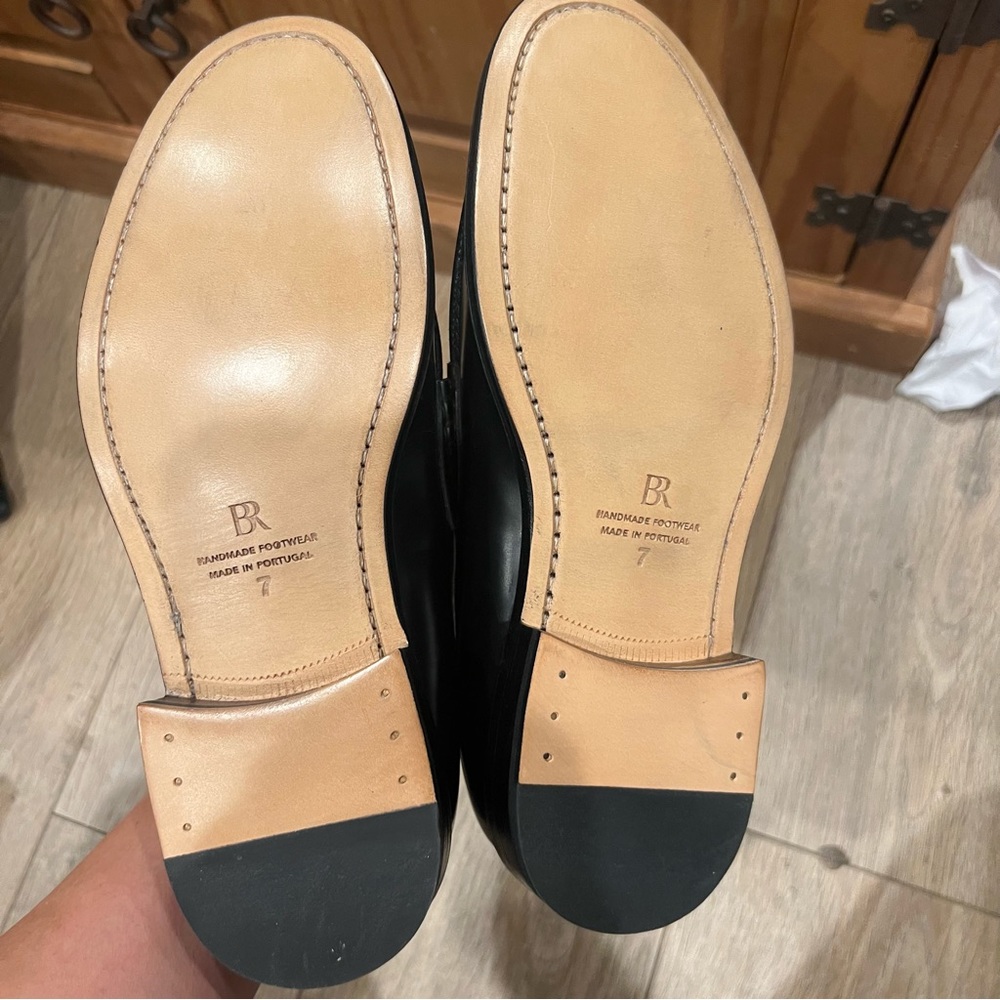 BANANA REPUBLIC LEATHER "NAVARRE PENNY LOAFER" MEN'S SIZE 7 WOMEN'S 8.5 - Picture 9 of 14